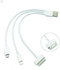 Generic Gempion 3 in 1 USB Charging Cable - 20 CM