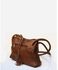 WiiKii Shoulder Leather Bag - Brown