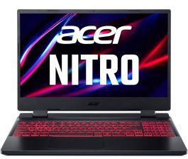 Acer Nitro 5 AN515 Gaming laptop with AMD Ryzen 7-6800H 8 Core Upto 3.20Hz/16GB DDR5 RAM/512GB SSD Storage/6GB NVIDIA GeForce RTX3060 Graphics/15.6" FHD IPS 165Hz Display/Dos/WiFi-6/Obsidian Black