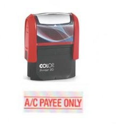 Colop 20/L Pre Inked Stamp, 14x38mm, "A/C PAYEE ONLY"