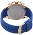 Curren Men's Blue Dial Rubber Band Casual Watch - M-8167