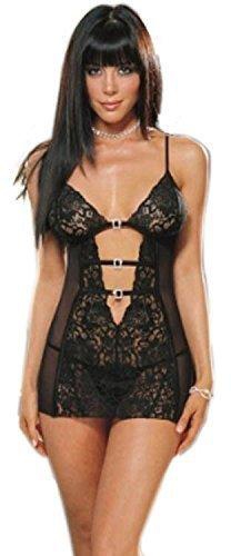 YiYiFS EB199-Sexy Lingerie Perspective Hot Nightdress Dress Gown