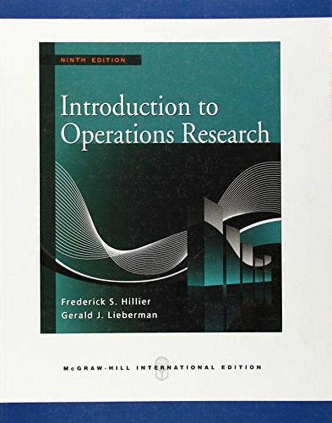 Mcgraw Hill Introduction To Operations Research ,Ed. :9