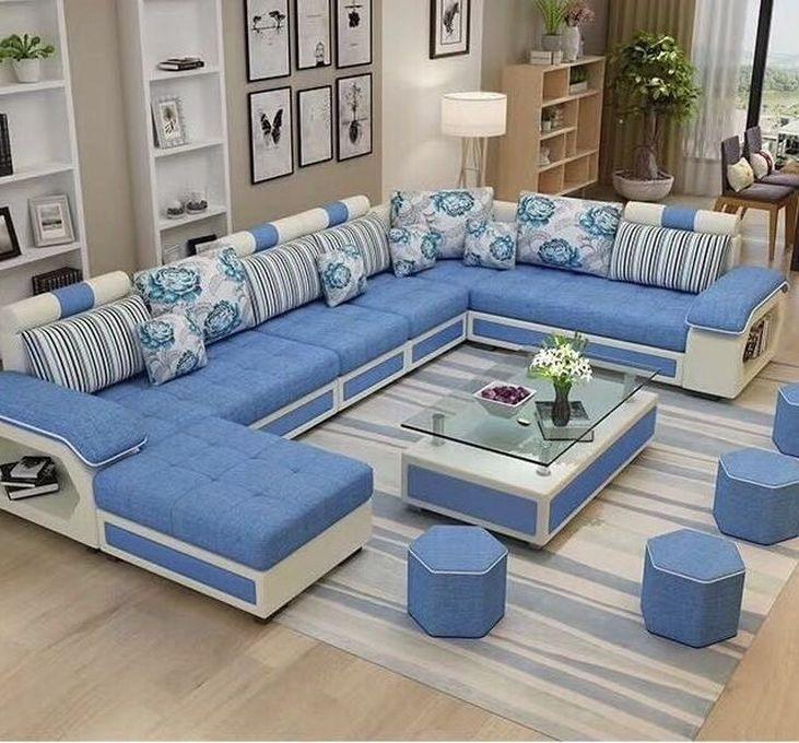 ZR Valin Sectional Sofa Set With Ottomans And To-match Table (FREE DELIVERY:Lagos, Ogun & Oyo)