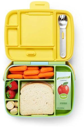 Bento Box Toddler Lunch Box, Green/Yellow