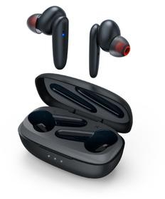 Hama Passion Clear True Wireless Bluetooth Headphones, ANC, In-ear, Black, 184078