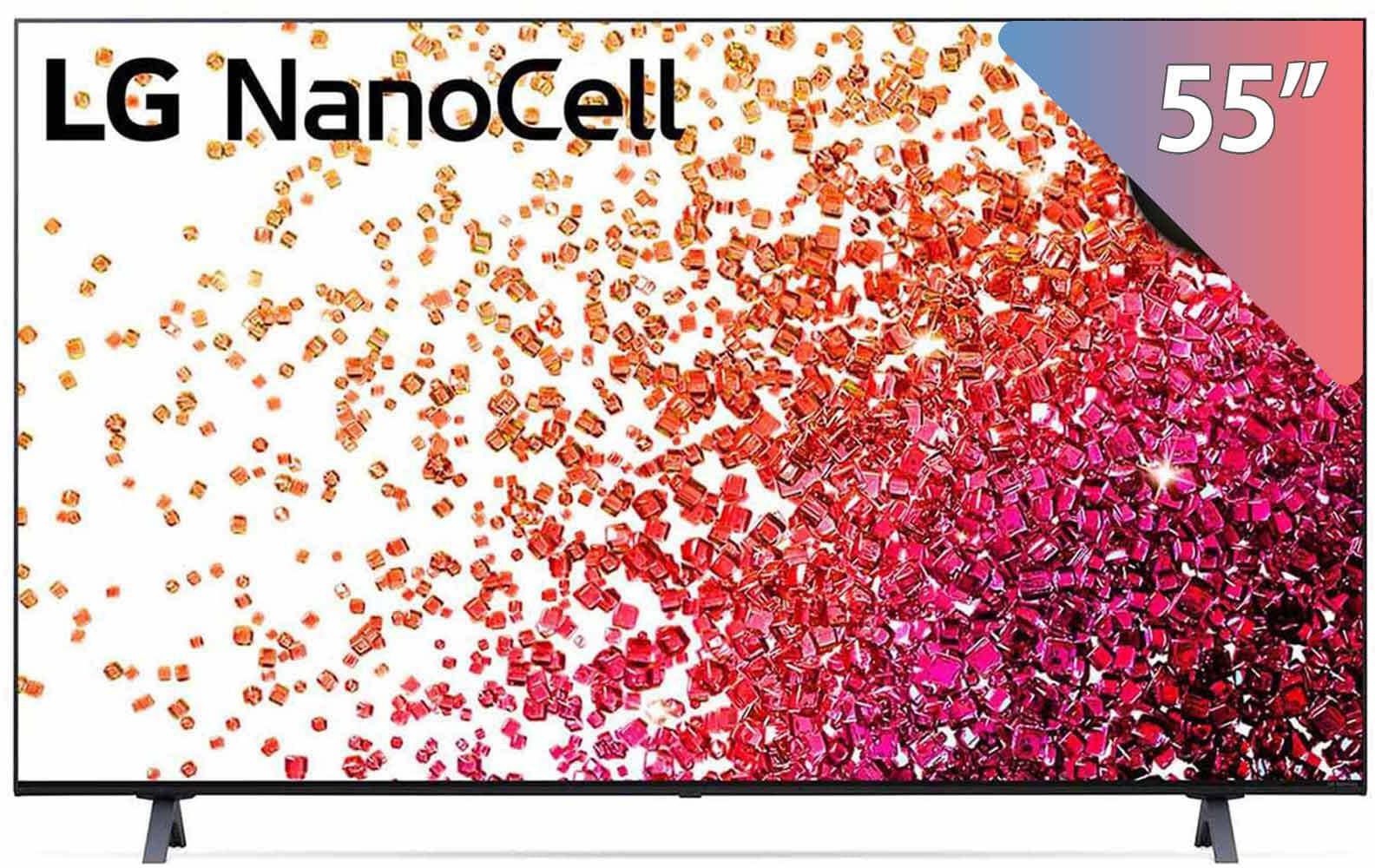 تليفزيون 55NANO75 من ال جي - 55 بوصة نانو سيل فائق الدقة سمارت مع ويب او اس