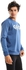 Kubo Casual Round Neck Sweatshirt With Quote Design - Steel Blue