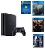 Sony PlayStation 4 Slim - 500GB Gaming Console - Black + God Of War + Uncharted 4 + Call Of Duty: Black Ops III + PS Plus 90 Days UAE Subscription