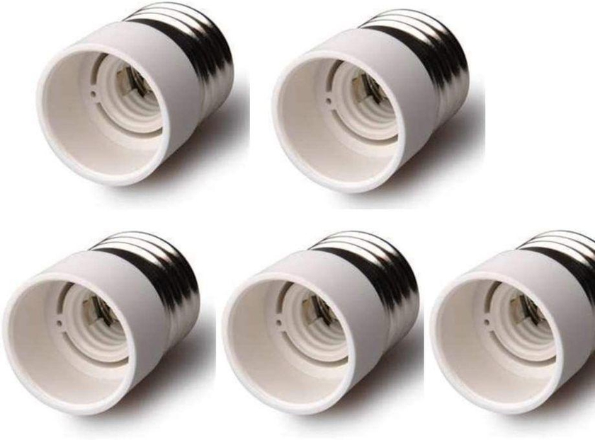 (Pack Of 5) Bulb Adapters (E27 To E14)