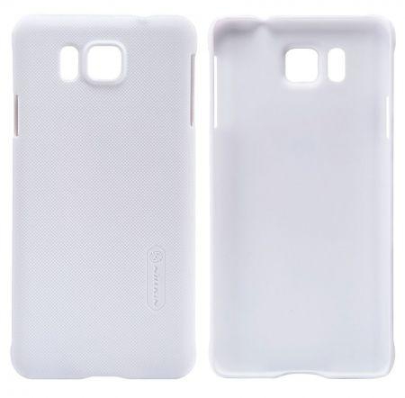 Nillkin Samsung Galaxy Alpha SM-G850F G850A Frosted Shield Case Cover With Screen Protector - White