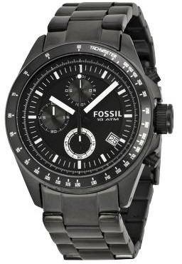 Fossil CH2601 Chronograph Black Ion-plated Watch for Men