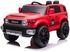 Megastar - Ride-On 12V Toyota Style Truck W/ Leather Seat & Rc - Red- Babystore.ae