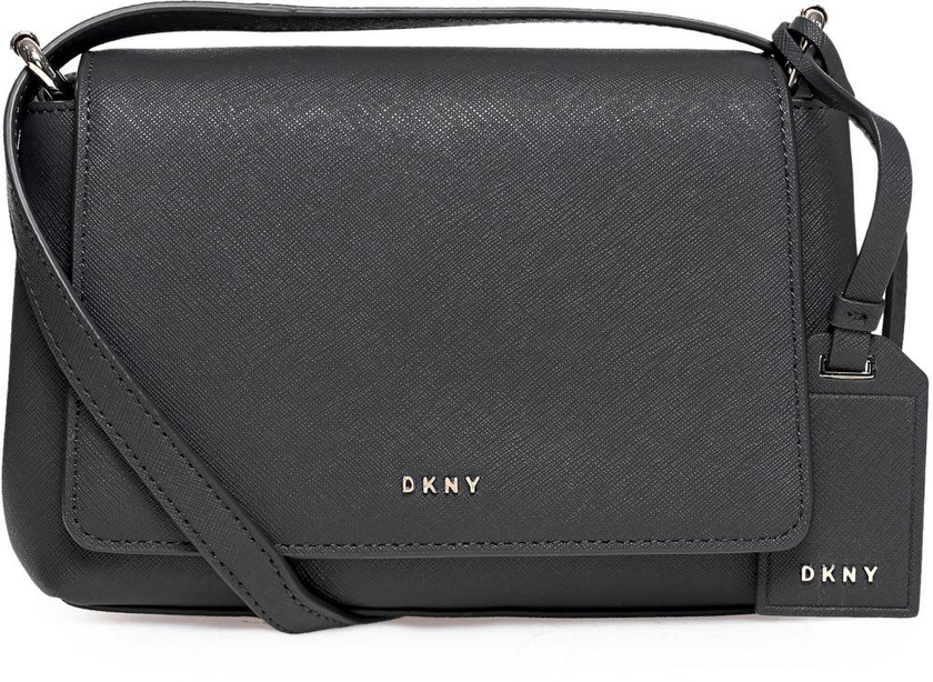 DKNY R361120201-001 Bryant Park - Soft S Mini Flap Crossbody Bag For Women, Black
