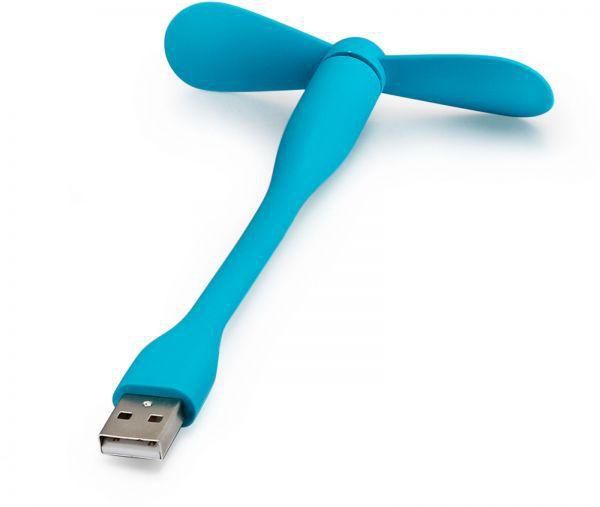 Portable Mini Notebook Laptop Desktop Super Mute PC USB Cooling Fan Blue