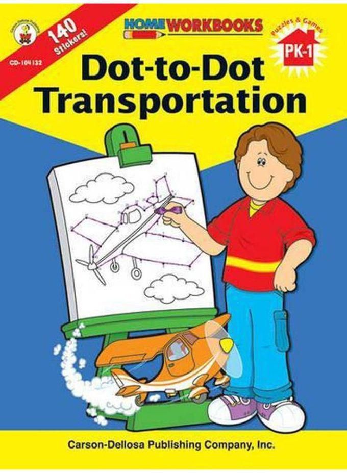 Dot-to-Dot Transportation, Grades PK - 1 (Home Workbooks)