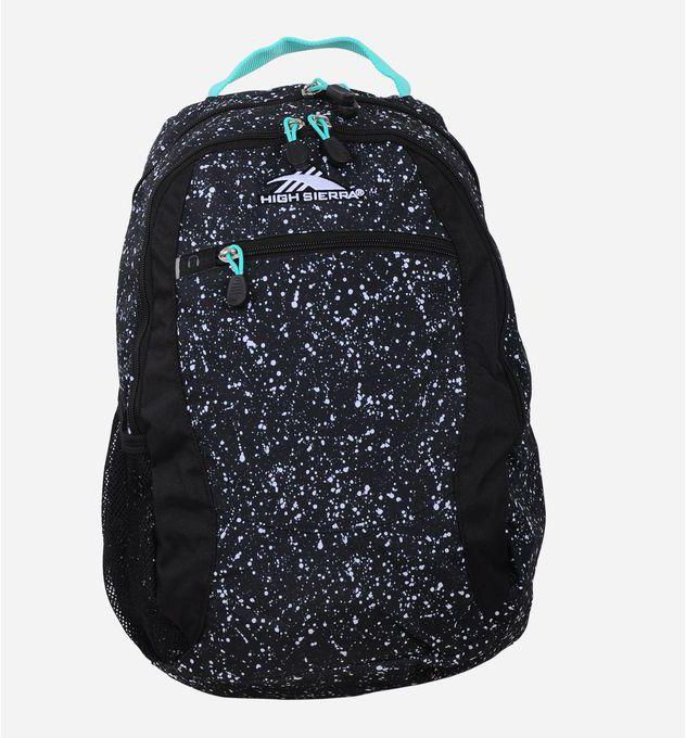 High Sierra Curve Backpack Bag - Speckle / Black