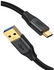CableCreation USB C to USB A Cable 1FT, USB C to USB 3.1 USB 3.2 Gen2 10Gbps USB A to C Data Cable, Android Auto Cable 3A for USB C External SSD MacBook Pro iPad S21, etc,0.3m Gray…