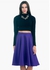 Faballey Scuba Sass Midi Skirt Purple XL