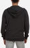 Quiksilver Hooded Zipped Sweatshirt - Dark Grey
