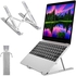Adjustable Laptop Stand, Portable Aluminium Laptop Riser Laptop Holder For Desk, Foldable Ventilated Cooling Computer Support Stand For Apple MacBook Pro/Air, HP, Sony, Dell, More 10-15.6”