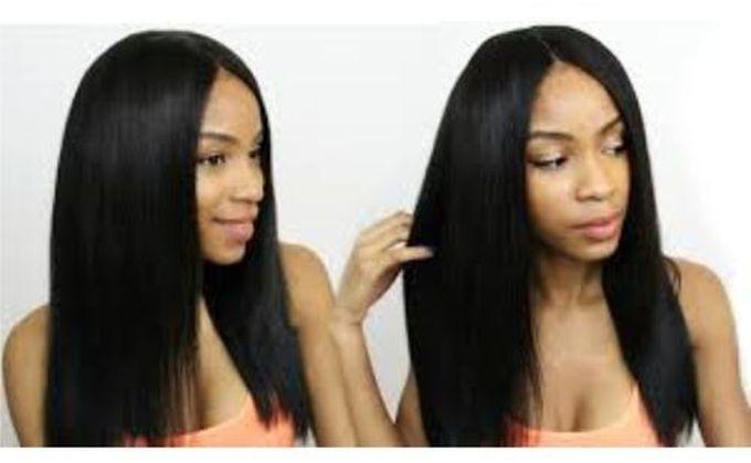 Beautiful Straight Hair Wig- With Closure
