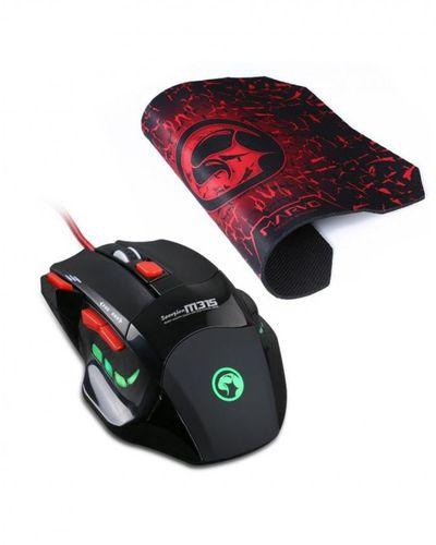 2B Marvo M-315 USB Ergonomic Wired 7D Gaming Mouse and Mouse Pad