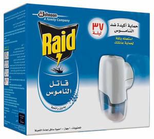 Raid - Mosquito Killer Heater + 1 Liquid Refill