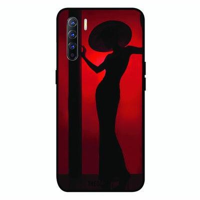 Protective Case Cover For Oppo Reno3 Model In Red Background