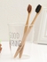 1 Pc Toothbrush Environmental Protection Wood Superfine Bamboo Charcoal Toothbrush
