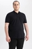 Defacto Man Slim Fit Polo Neck Short Sleeve Smart Casual Knitted Polo T-Shirt