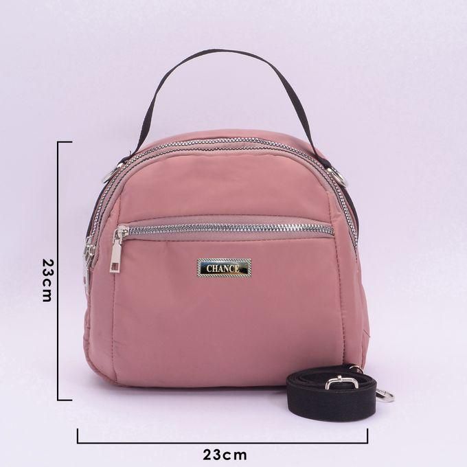 Chance Casual Crossbody Bag - Dark Pink