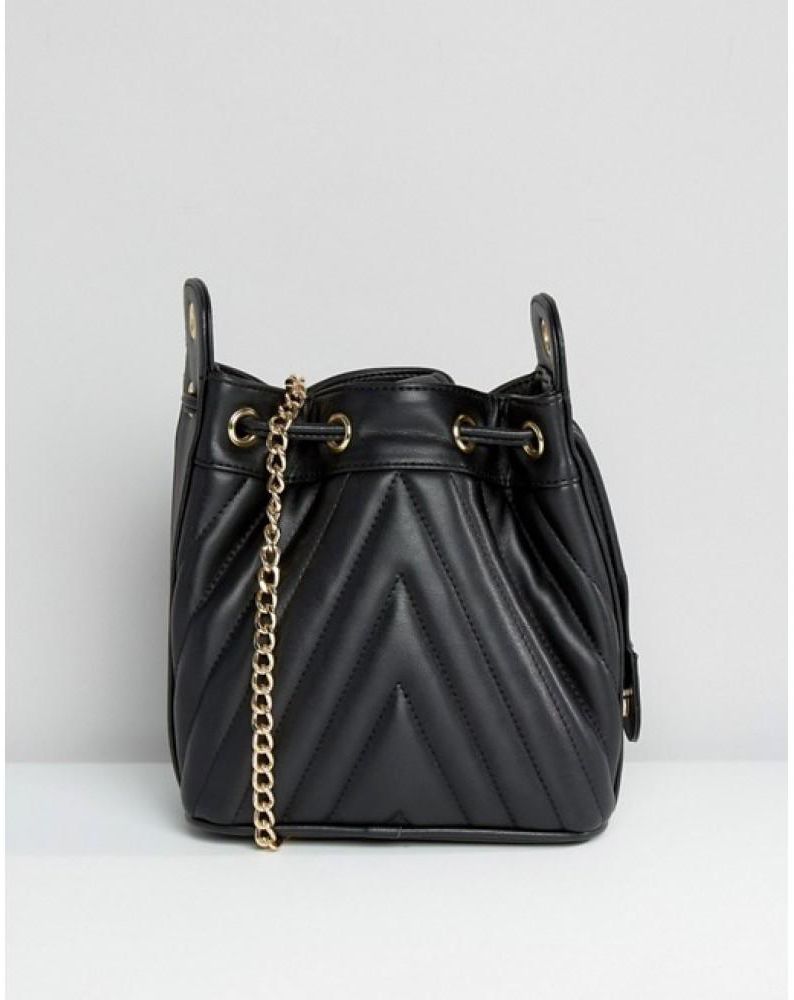 ASOS Quilted Duffle Bag Black