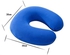 Generic Blue Comfort Simple Travel Neck Pillow U-Pillow