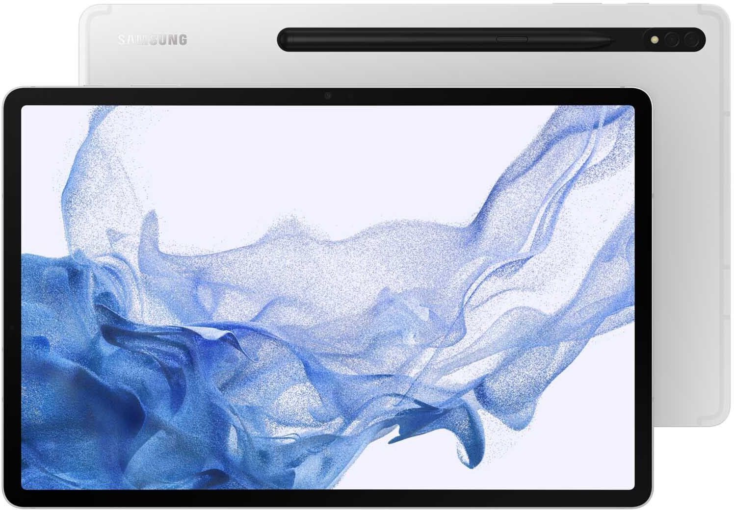 Samsung Galaxy Tab S8+ 12.4-Inch 8GB RAM 128GB Wi-Fi Silver With S Pen