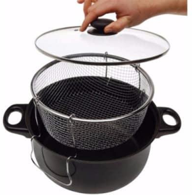 26cm Non-Stick Pan With Frying Basket