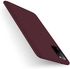 Liguid Silicon Case with Microfiber Lining For Samsung Galaxy S20 FE (Burgundy)