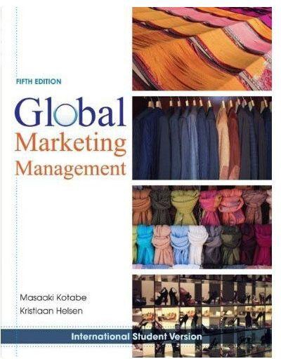 Generic Global Marketing Management by Masaaki Kotabe - Paperback