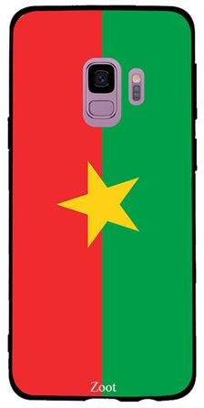 Thermoplastic Polyurethane Skin Case Cover -for Samsung Galaxy S9 Burkina Flag Burkina Flag