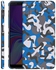 Protective Vinyl Skin Decal For Samsung Galaxy A7 2018 Blue Camouflage