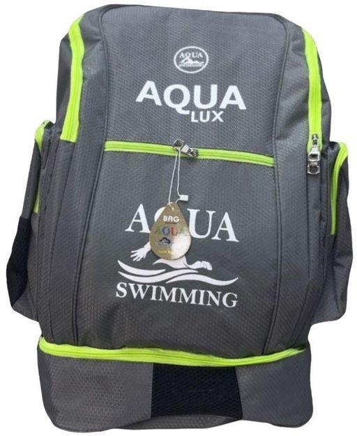 AQUA LUX Large Swimming Equipment Backpack, Gray