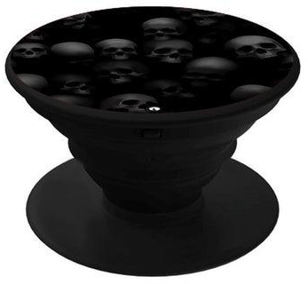 Skulls Printed Pop Socket Phone Holder Black/Grey