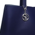 Sofia Cardoni SC389 Large Tote Bag for Women - Leather, Blue