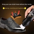 BLACK Leather Shoes Nourishing Liquid Shoe Polish Shine Maintenance Oil with soft Brush Head