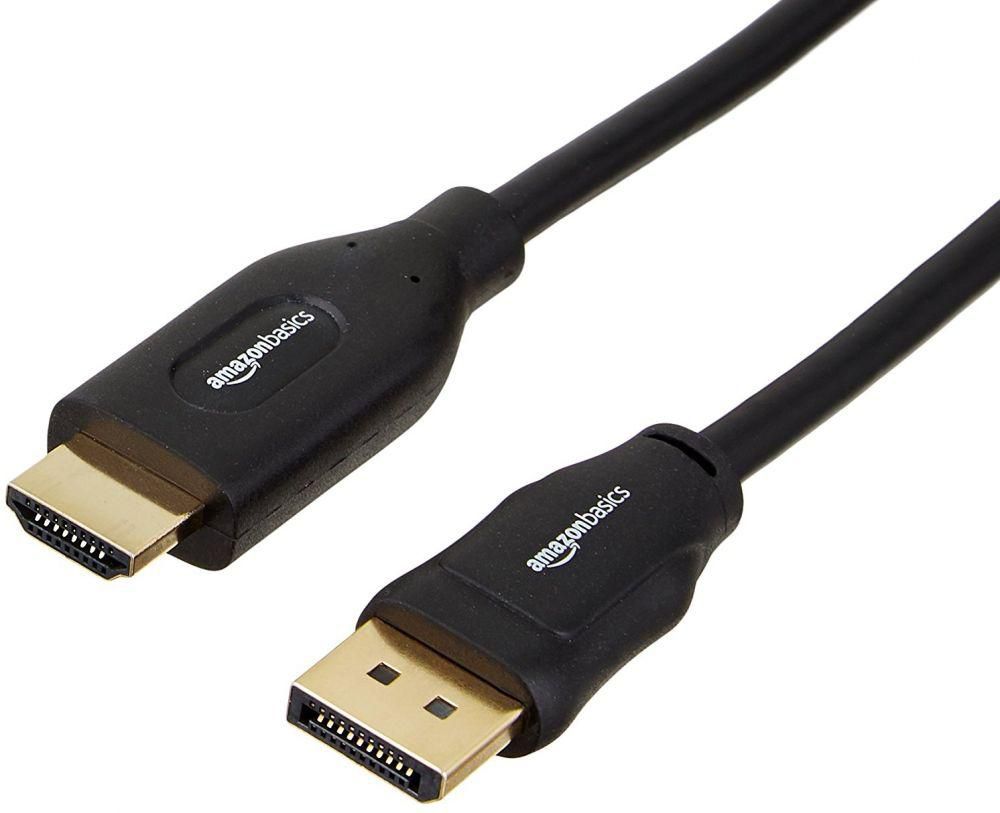AmazonBasics DisplayPort to HDMI A/M cable - 3 Feet