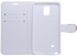 Samsung Note 4 Magnetic Lock Flip Case Cover - White