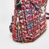 Sasha Textured Backpack with Flap Closure - 17x8x21 cms