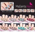 Magenta Nails 1 ورقة من ملصقات فن الأظافر تصميم كما تظهر الصور-N596