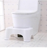 Generic Potty Help Prevent Constipation Bathroom Toilet Aid Squatty Step Foot Stool For Elderly Children Pregnant Women White 38*38*38Cm