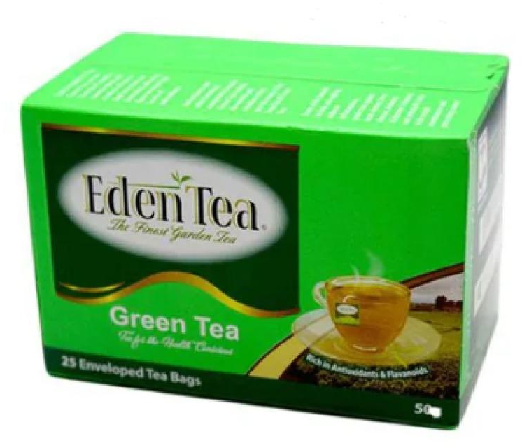 EDEN GREEN TEA BAGS 50G
